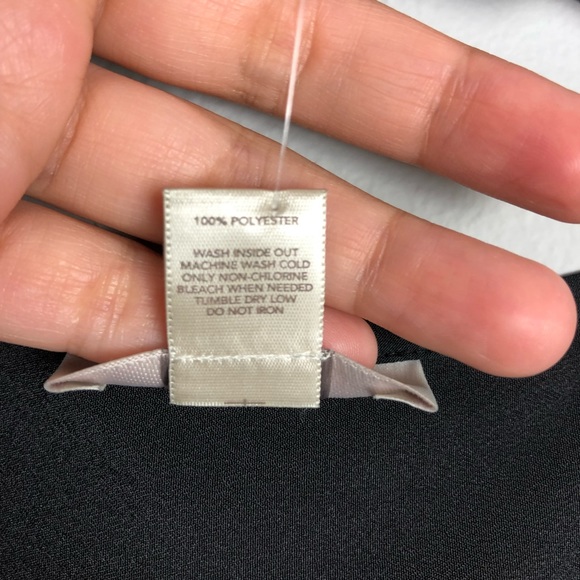 Loft Black and Gold Chevron Sequined Tank Top - Picture 5 of 5